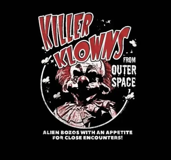 New Killer Klowns from Outer Space Horror Movie Halloween T-Shirt badhabitmerch