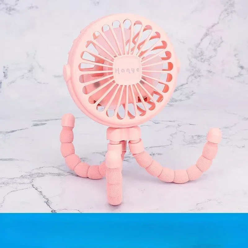 

Baby Stroller Fan Hand Held Rechargeable USB Bladeless Small Folding Fans Mini Ventilator Silent Table Outdoor Cooler Neck Fan