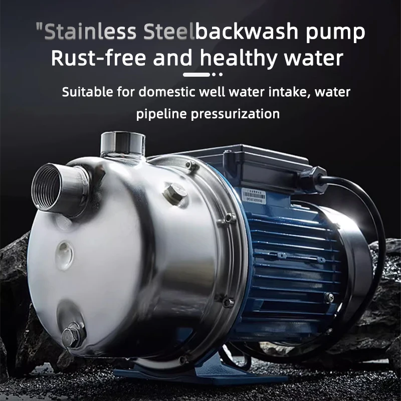 QihangRAS تربية الأحياء المائية مزرعة الصيد طبلة دوارة تصفية الغسيل العكسي مضخة مياه كوي بركة طبل مرشحات مضخة الغسيل العكسي #3