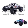 ZDレーシング MX-07 1/7スケール 4WD 8Sブラシレス モンスター トラック バギー オフロード 電動 80km/h 高速 レーシング Hobbywing MAX6 RCカー 6