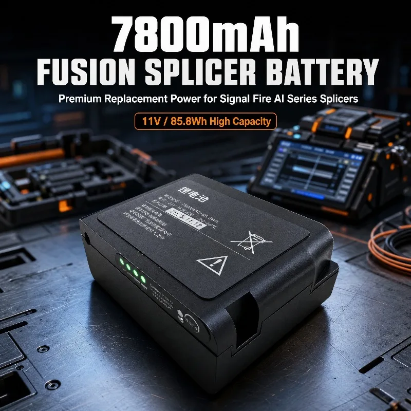 New ZS26F 11V 7800mAh Replacement Battery For Signal Fire AI-6C AI-7 AI-7C AI-7V AI-8 AI-8C AI-9 S9 Fusion Splicer