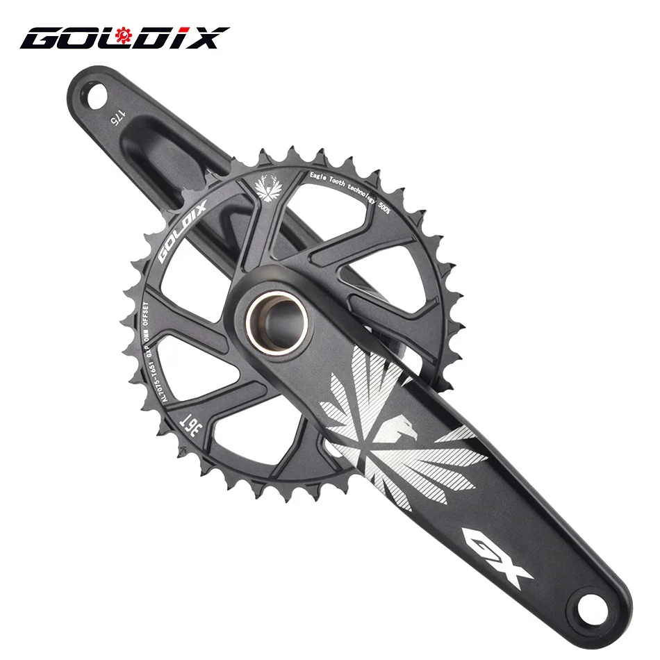 GX Bicycle Crankset MTB Bike Crank Chainring Bike 170mm 175mm Black 0 Degree 30T 32T 34T 36T 38T Aluminum Alloy with Bottom