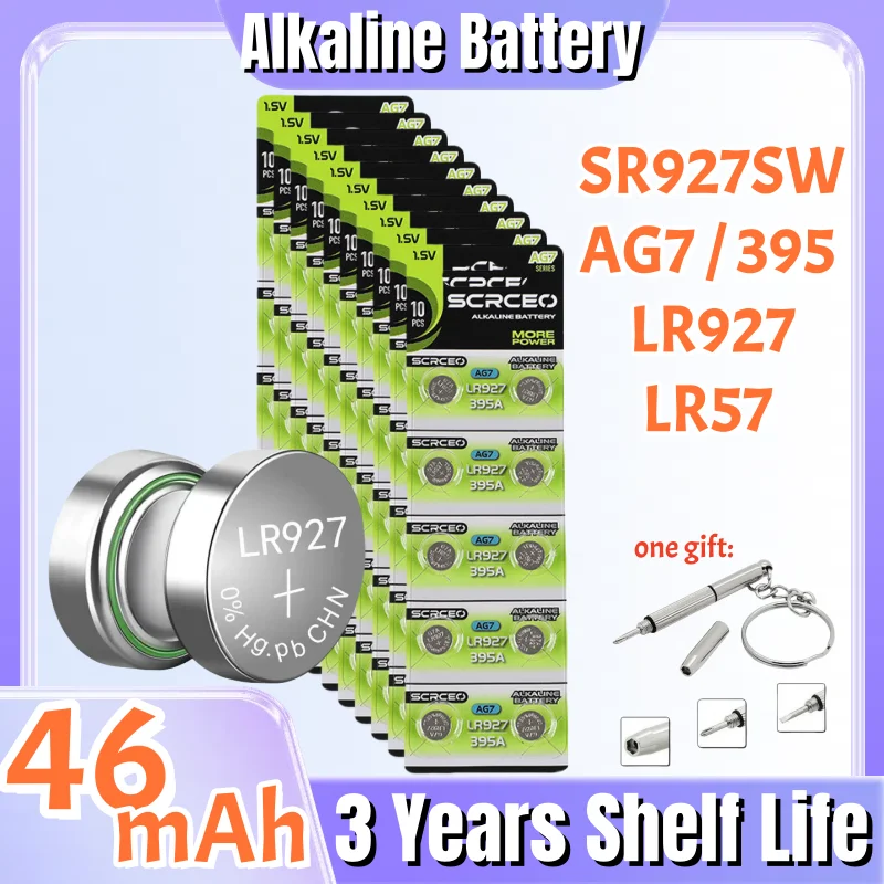 4-140PCS AG7 395A A… - image