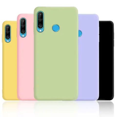 Liquid Silicone Phone Case for Huawei P30 lite P40 lite E Y6 Y7 Y9 Prime 2019 Y6P Y7P Y8S P Smart 2019 P Smart Z Cover Fundas