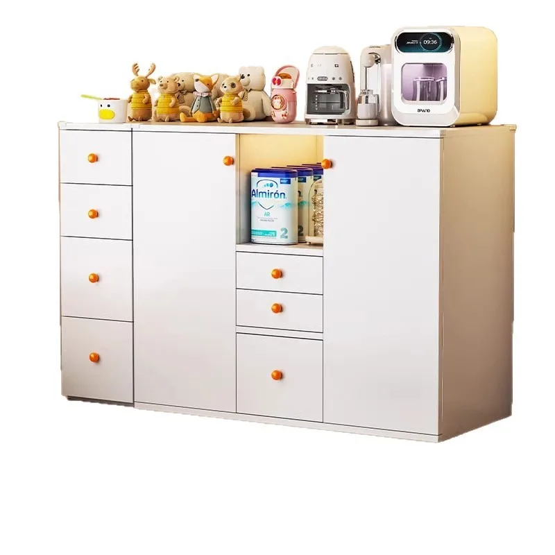 Baby feeding table drawer type toy rack, baby wardrobe storage cabinet, maternal and infant products iron locker