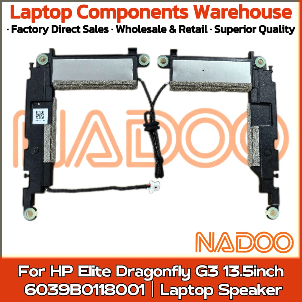 New Original Laptop Notebook Audio Speaker For HP Elite Dragonfly G3 13.5inch built-in speaker horn audio  6039B0118001