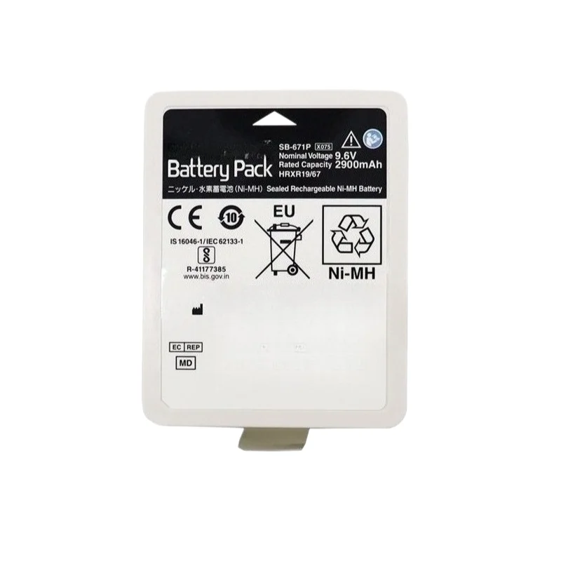 100% New SB-671P High Quality Medical Battery 9.6V 2900mAh for Nihon Kohden BSM-3532 3552 3562 3753 3763 3000 6000 Monitor