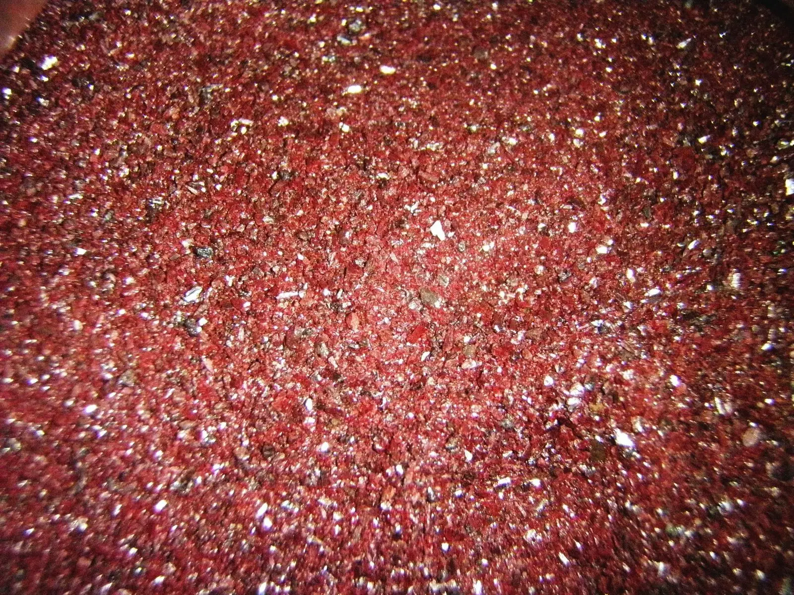 Fine Ground Cinnabar Crystal Tiny Granules 1 Kg Lot