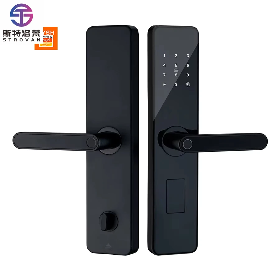 

STLF Digital Smart Home Electronic Locks Competitive Price Automatic Wood Lock Long-Range Control Wifi Fingerprint Cloud App