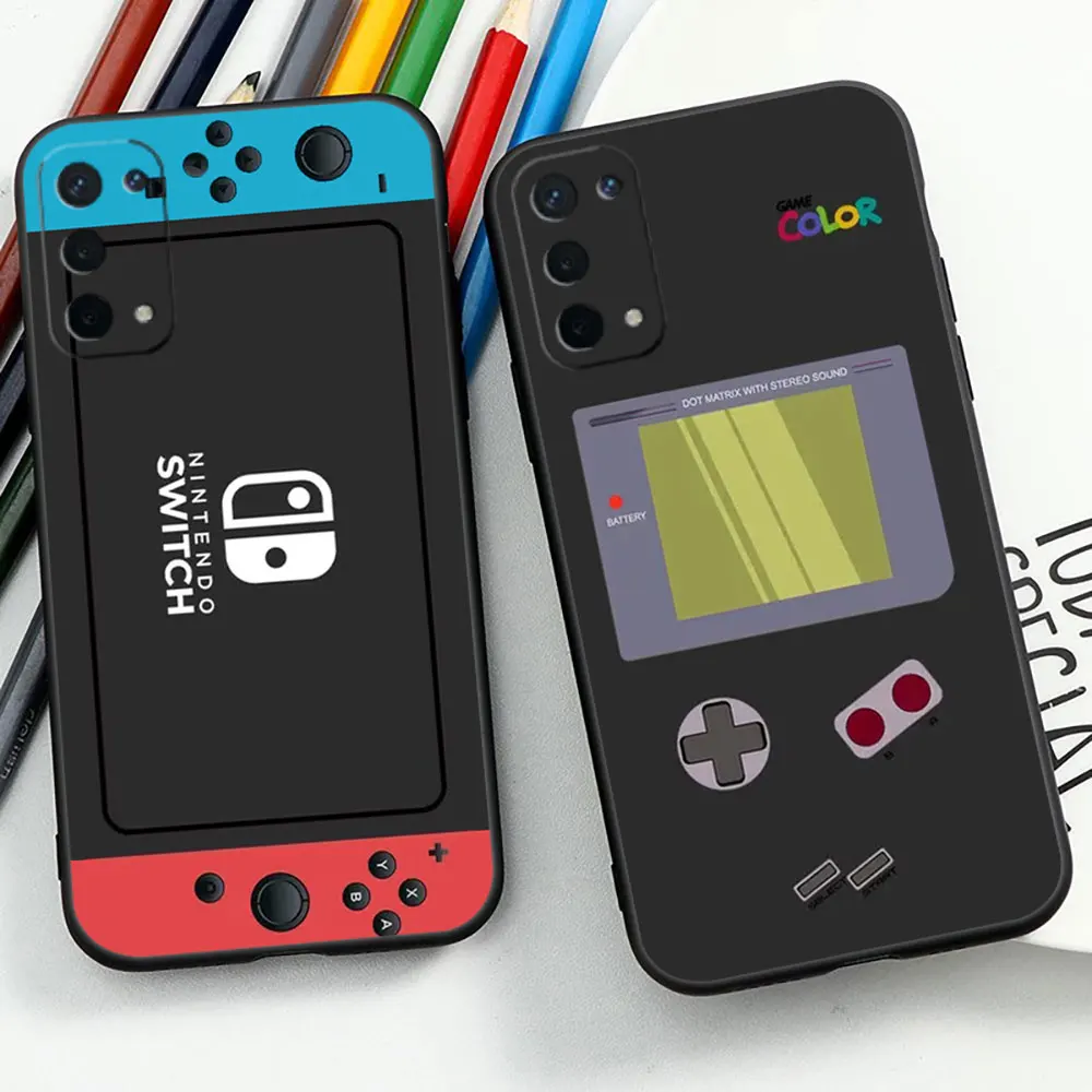 Game Machine Pattern Boy Case For OPPO A98 A96 A94 A93 A92 A92S A91 A78 A74 A73 A72 A58 A57 A55 A54 A53 A52 A17 A16 A15 5G Cover