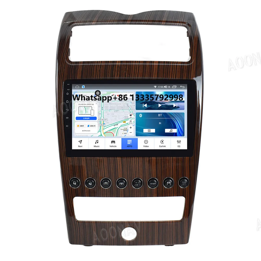 

Android 13 Touch Screen Stereo Multimedia Player GPS Navigation wireless carplay Car Radio For Maserati Quattroport 2004-2012