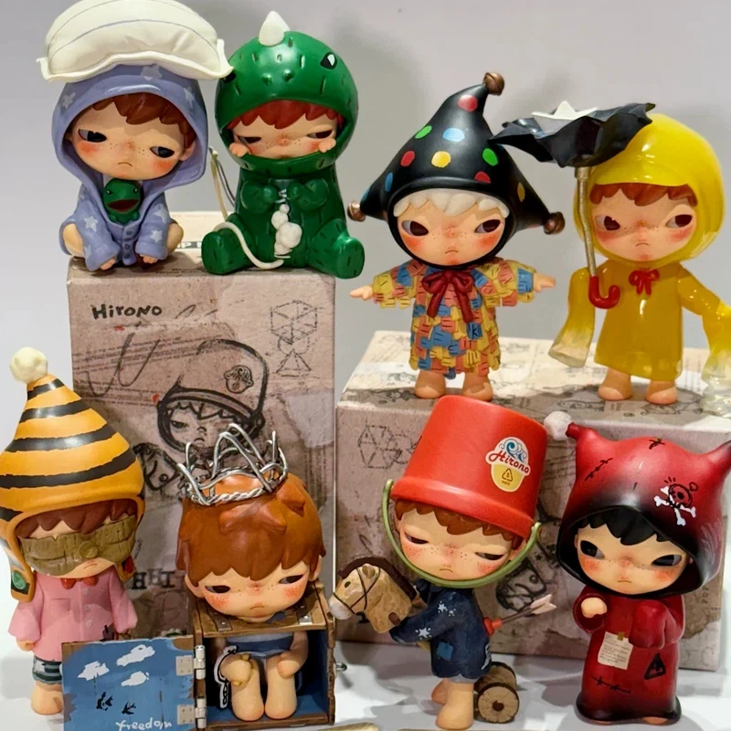 

В наличии, оригинальная коллекционная фигурка POP MART Hirono Echo, модная слепая коробка, игрушечный дисплей, подарок, современный минималистичный стиль