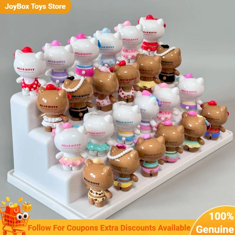 Genuine Hello Kitty Swimsuit Party Series Mini Bean Blind Bag Mini Figurines Car Desktop Ornaments Surprise Collectible Gift Toy view 6