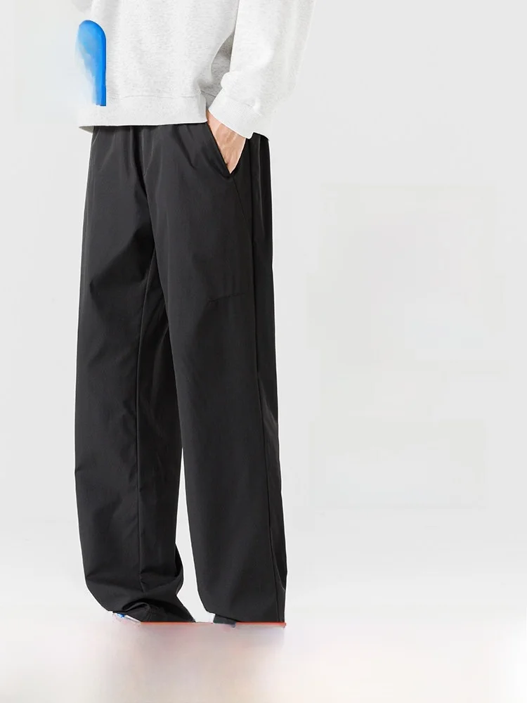 

Мужские повседневные брюки Jeanswest: весенние, для активного отдыха, свободного кроя, прямые, комфортные, мягкие, из полиэстера без стрейча