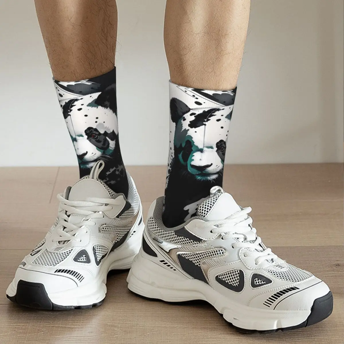 Cool Animals, Lions, Tigers, Gorillas 26 cosy Unisex Socks,Windproof Happy 3D printing Socks,Street Style Crazy Sock