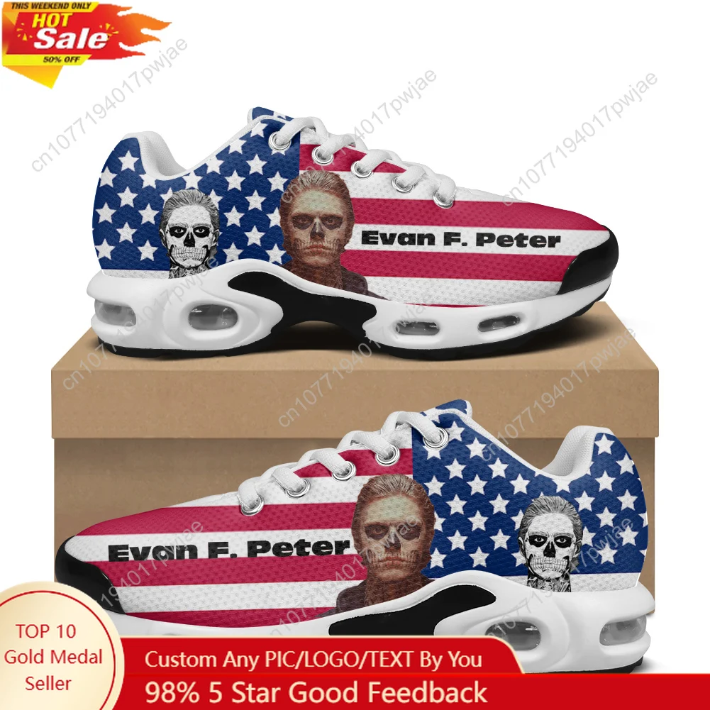 

Evan Peters Actor Air Cushion Sneakers Mens Womens Sports shoes Lightweight Hiking Mountain Climbing Casual Shoes Custom Shoes
