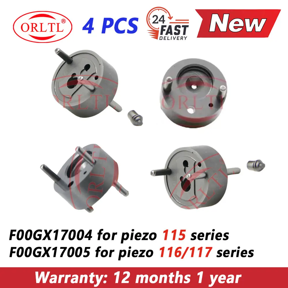 

4PCS F00GX17005 New Control Valve for Piezo Injector 0445116059 0445116034 0445116035 0445116030 0445116018 0445116019 580154021