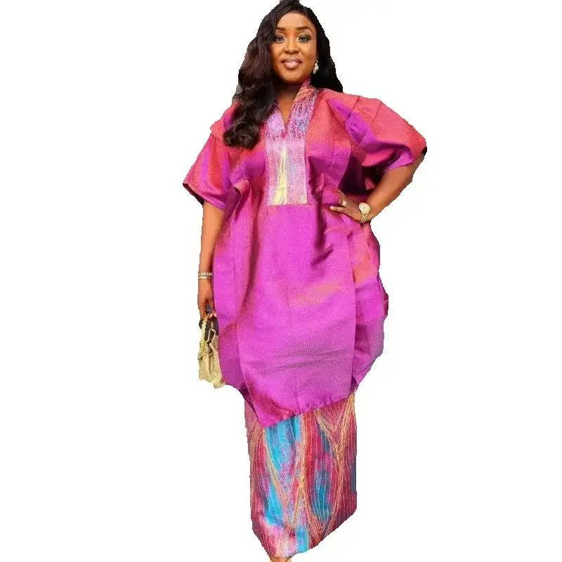 

Африканские наряды Dashiki Ankara, комплект из 2 предметов, женские свадебные платья больших размеров, топы и юбки, костюмы для свадебной вечеринки