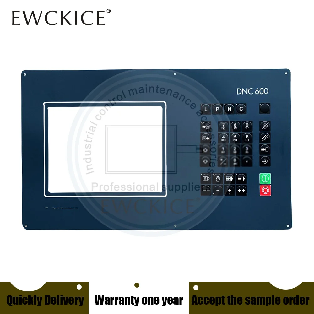 NEW DNC600 DNC 600 HMI PLC Front label Industrial control sticker