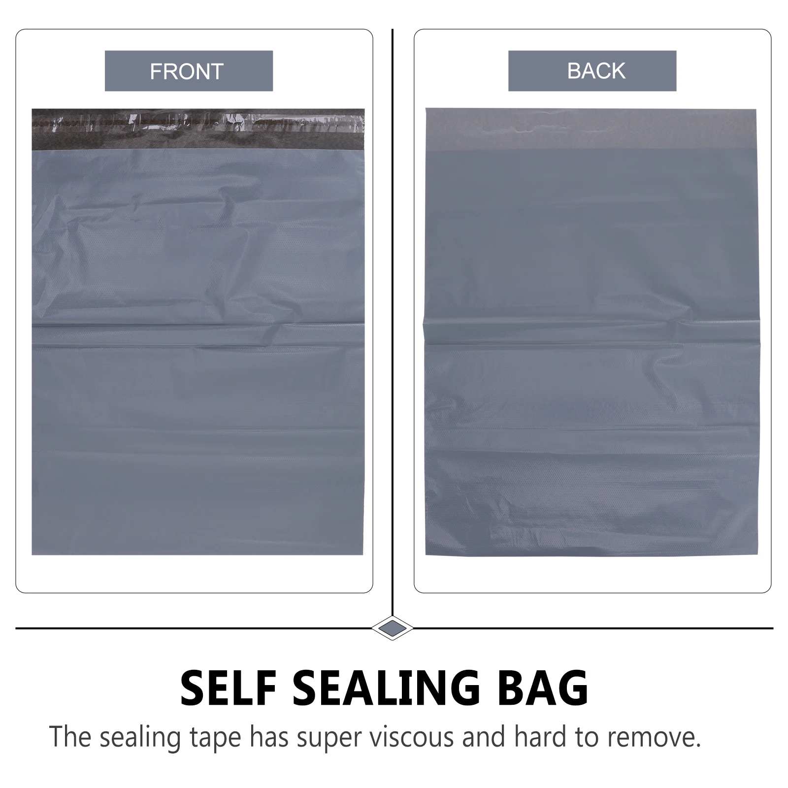 

100pcs Eco Friendly Waterproof Reusable Mailing Bags Self Sealing Strong Load Package Envelopes Shipping Postal Folder