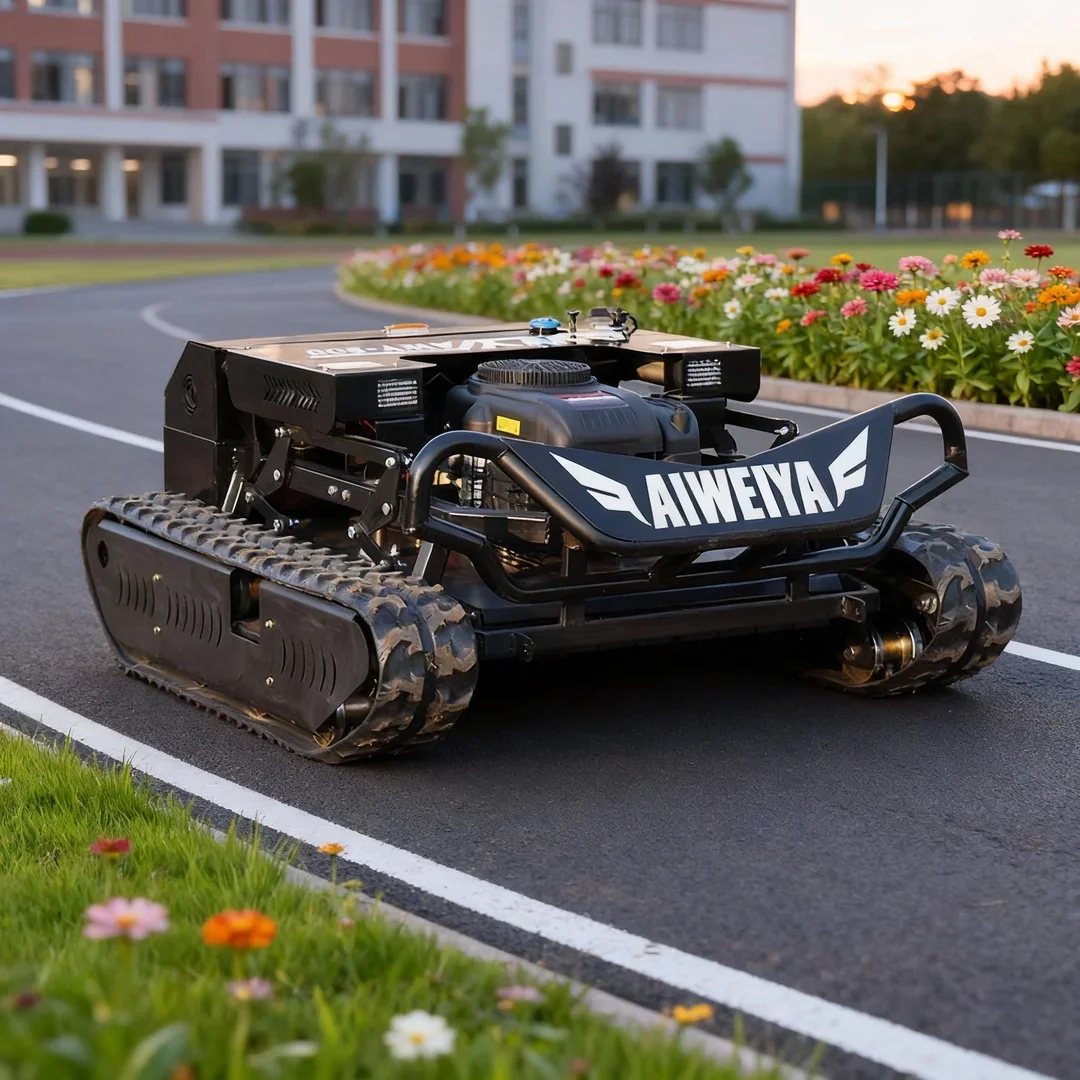 

Customized 900mm Wide Cutting Width AWY-900 Remote Control Zero-Turn Lawn Mower Multifunctional Snow Shovel Fit