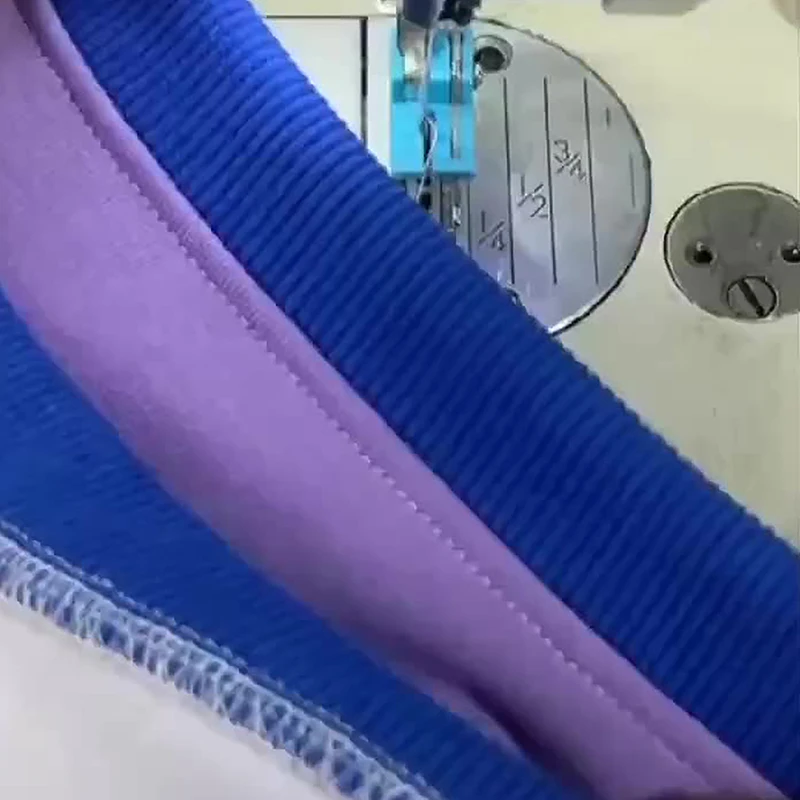 1PC Plastic SP-18 Edge Presser Foot Embedded Line Presser Foot Flat Car Plastic Beef Tendon Edge Presser Foot Sewing Accessories