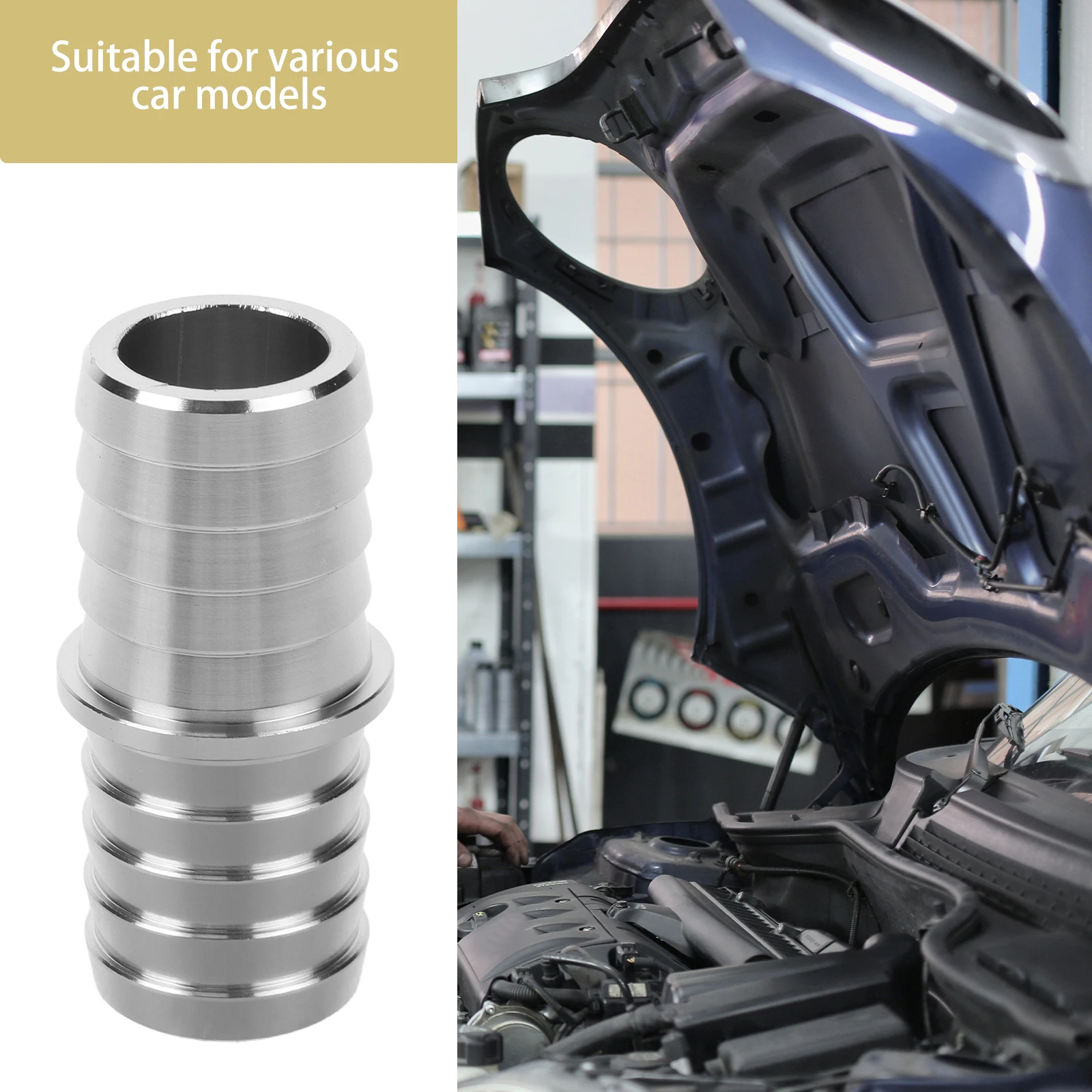 

Radiator Hose Barb Connector Conversion Adapter Vehicle Steam Tube Coupler Durable High Pressure Resistant Automotive Engine