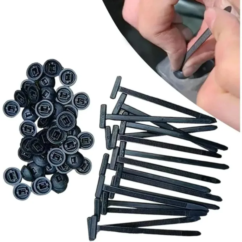 العالمي الذاتي قفل النايلون رباط للكابل مشبك البريدي العلاقات البلاستيك سيارة السحابات الجسم مقاطع ثابتة اكسسوارات اكسسوارات السيارات