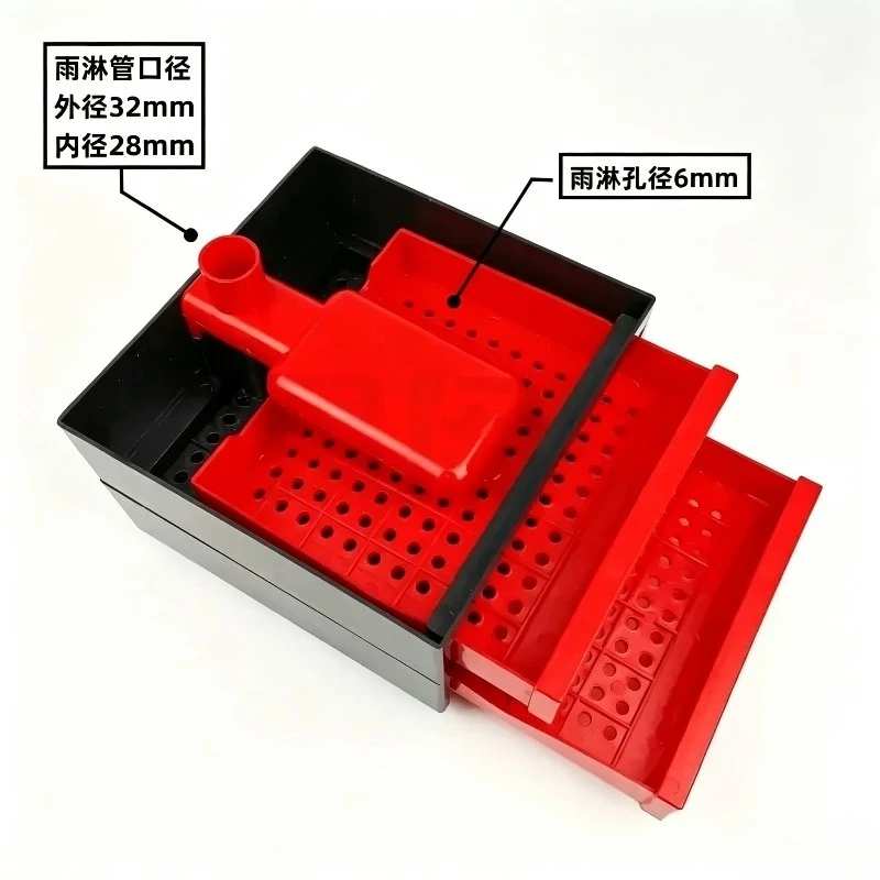 Rainfall Drip Anti-Overflow Aquarium Filter System Aquarium Filter Box Drawer Type Wet Dry Separation view 4