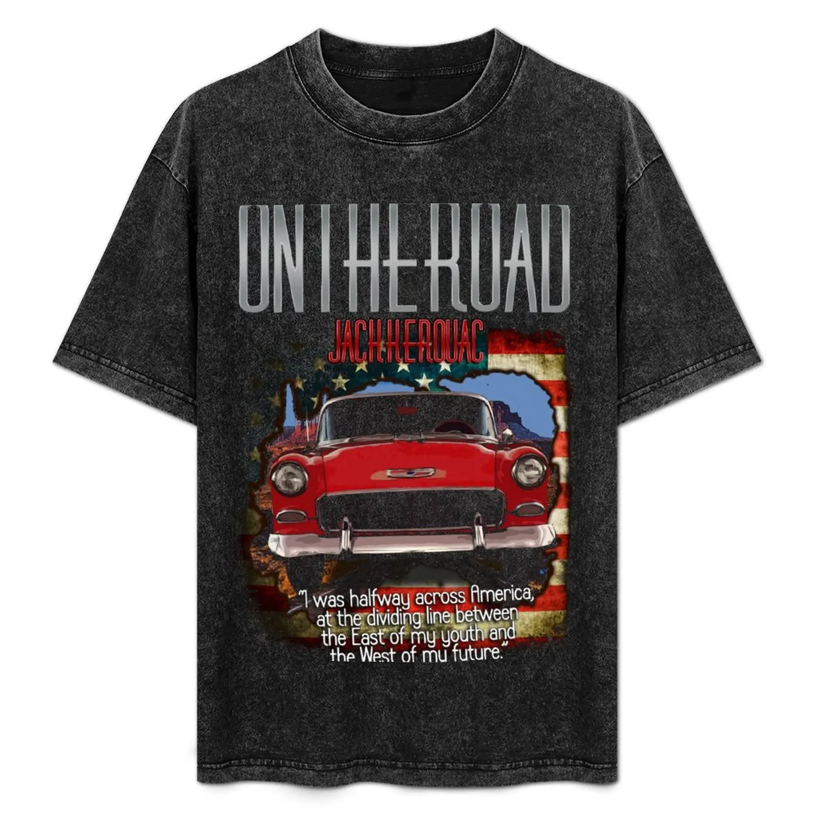 Jack Kerouac On The Road T-Shirt anime figures shirts graphic tees luxury clothes men