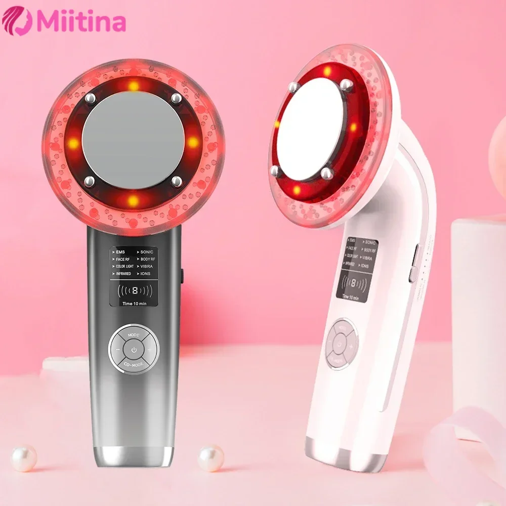 

Eight in One Body Slimmer Warm Induction Ems Microcurrent Six Color Photon Vibration Ultrasonic Beauty Device Sculpting Machine