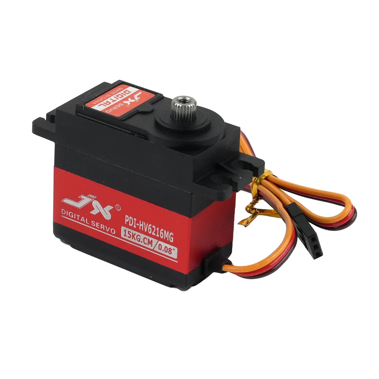 JX PDI-HV6216MG 15KG High Torque 120 Degree Standard Digital Servo Motor 8.4V Metal Gear for RC Cars Aircraft/Drone/Robotic Arm