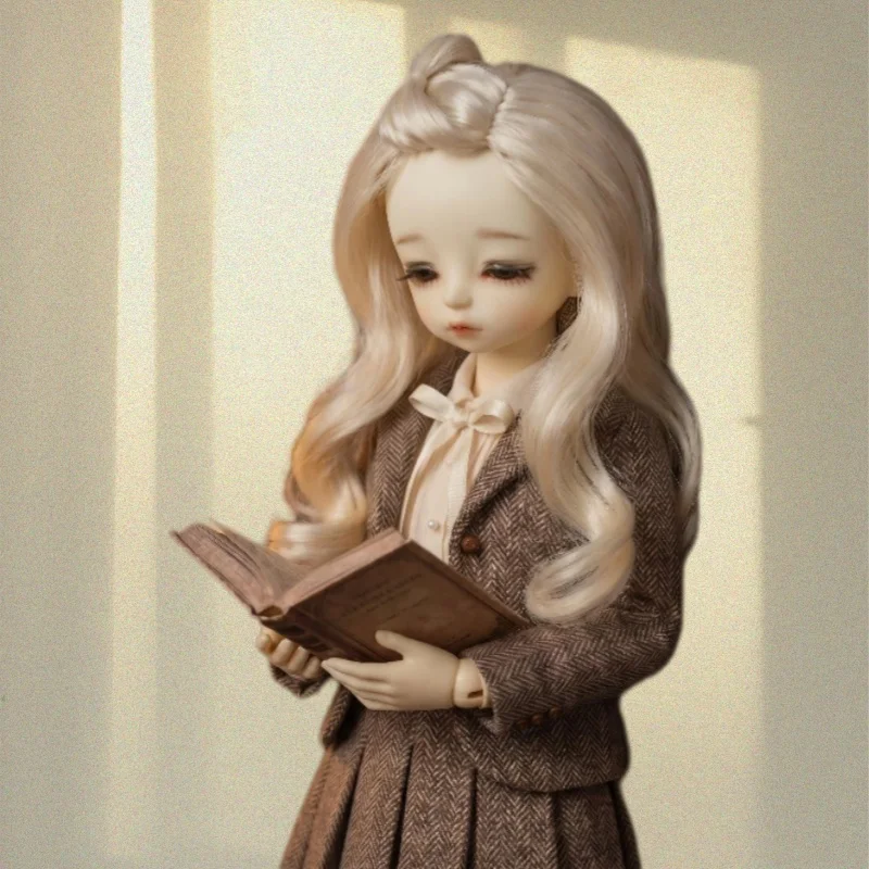 

1/6 1/4 1/3 Pretty Curly BJD Synthetic Mohair Wigs For YOSD MSD SD Blythe Hair From 6-7Inch To 9-10Inch Cheap Doll Accessories