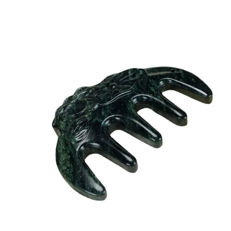 Natural Tibetan Jade Medicine Wang Shi Massage Comb Handball Eye Mask Massage Instrument Scraping Board