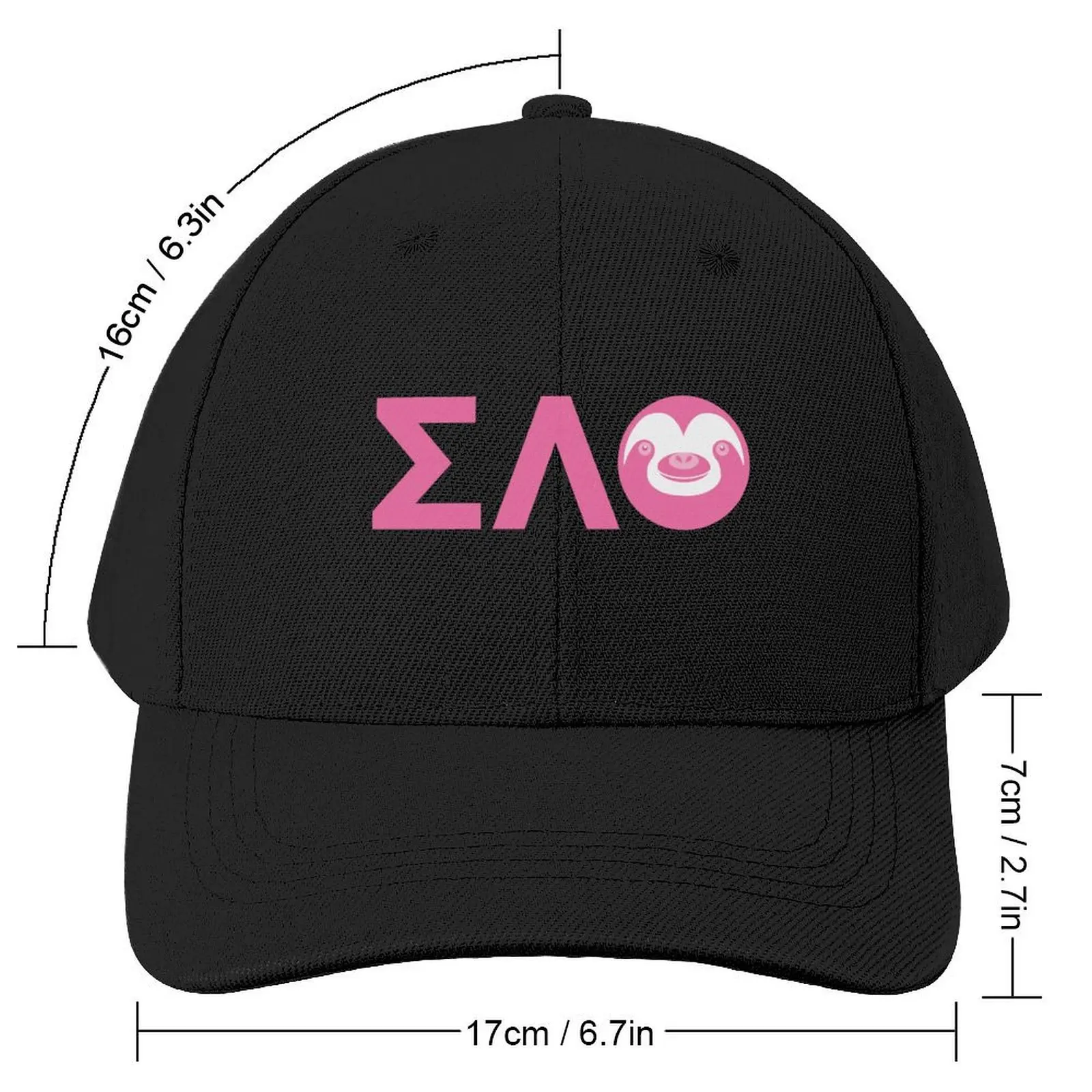 Slotherhouse Sorority - Sigma Lambda Theta Baseball Cap Hip Hop Hat Luxury Brand Snap Back Hat Women's Beach Outlet 2024 Men's