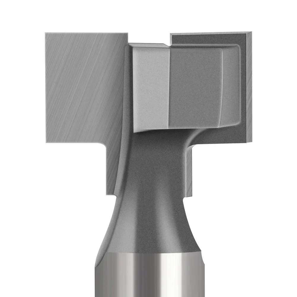 1 peça 12mm 1/2 ′′ haste t-slot & t-track entalho roteador bit corte liga de carboneto com ferramenta para trabalhar madeira tipo t fresa de madeira