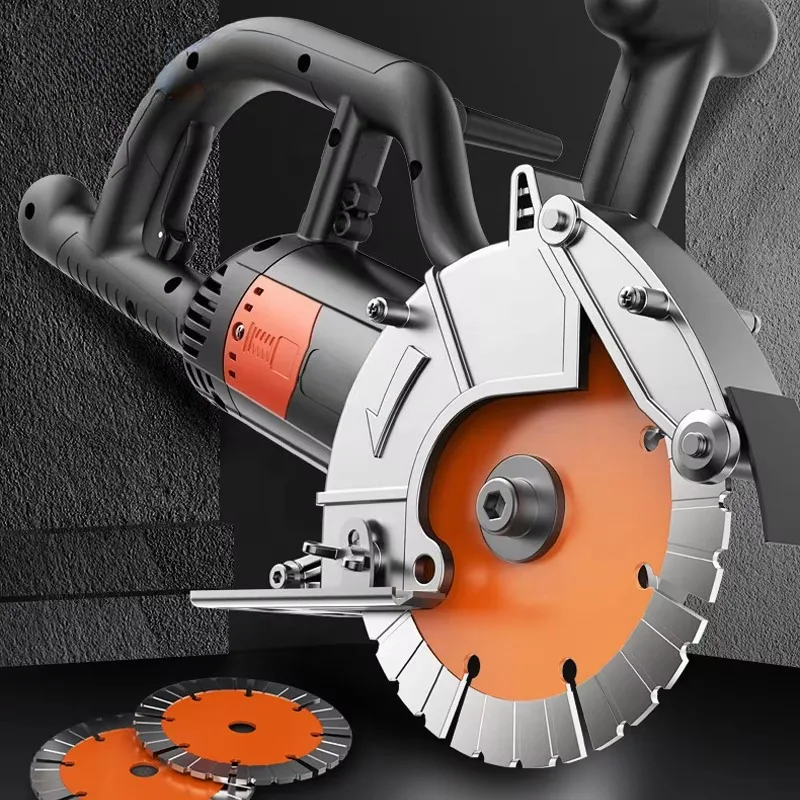 Monolithic Grooving Machine Large Multifunctional Angle Grinder Concrete Wall Hydroelectric Stone Cutting Grooving Artifact