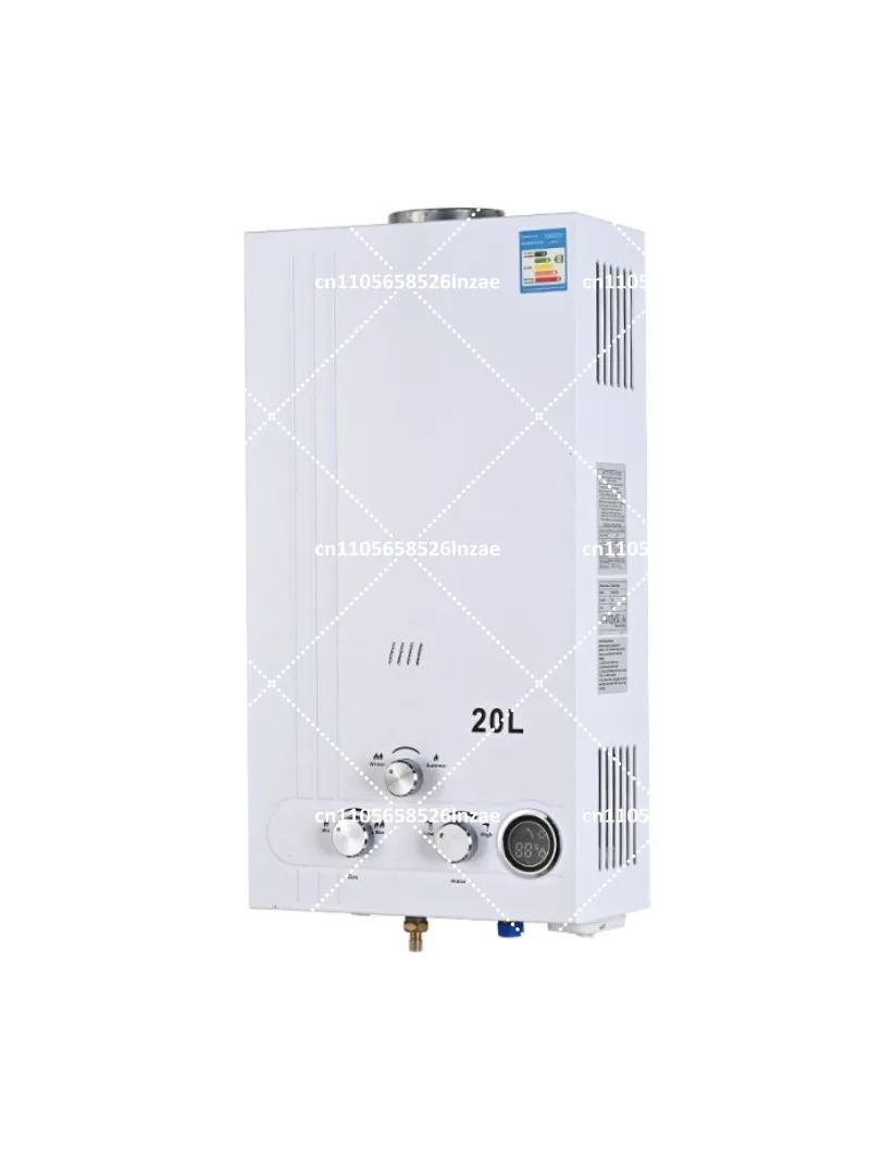 Gas Water Heater Propane Tankless Instant Hot Water Heater Copper Heat Exchanger Outdoor