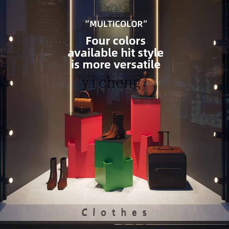 

FY rack irregular platform three-dimensional middle island floor-to-ceiling window display props display cabinet