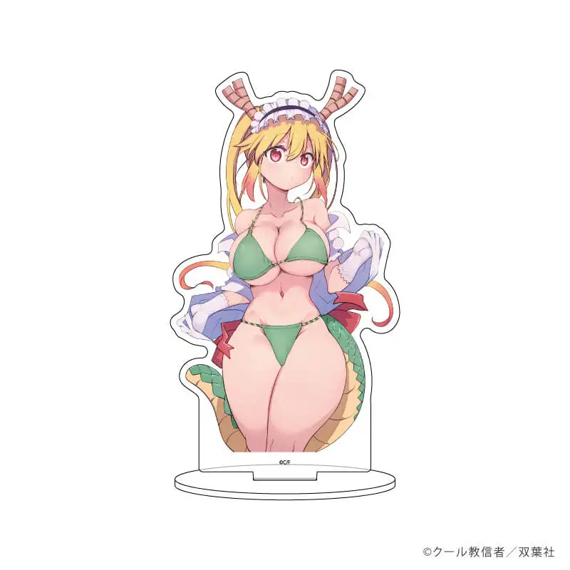15cm Charm Anime Miss Kobayashi`s Dragon Maid Puni HD Figurel New Acrylic keychain For Fans Gifts Ornament Collection - Image 5