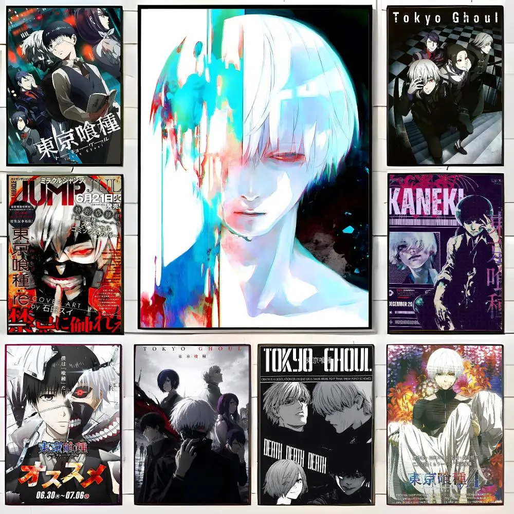 dark anime T-Tokyo Ghoul Poster Wall Art Print Decorative Mural Home Decor Gift Unframed