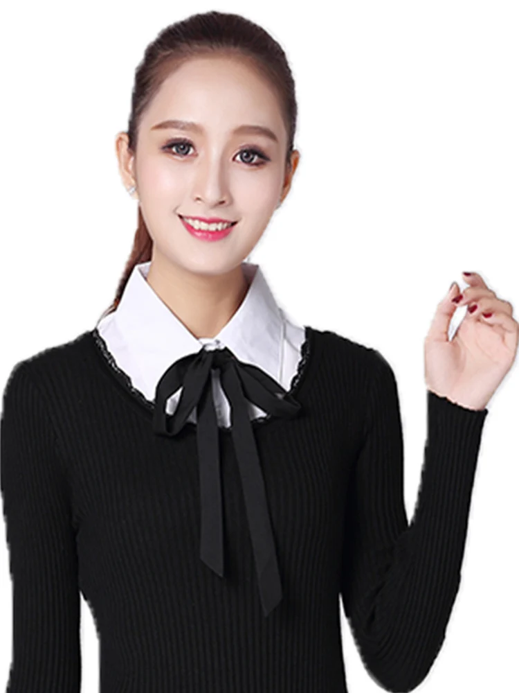 nova-gola-falsa-decorativa-feminina-coreana-para-sueter-versatil-preta-e-branca-para-trajes-de-negocios