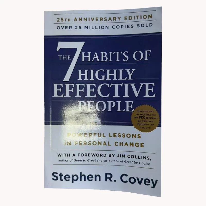 The 7 Habits of Highly Effective People English Original Book By Stephen R. Covey Professional Management Reading english books