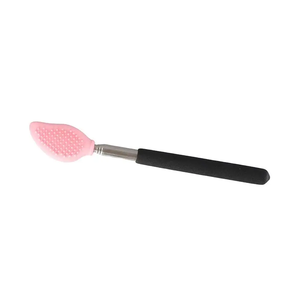 Massager Tool Back Scraper Extendable Back Scratcher Nose cleaning Scrubber Telescopic Backscratcher Silicone Massage Brush