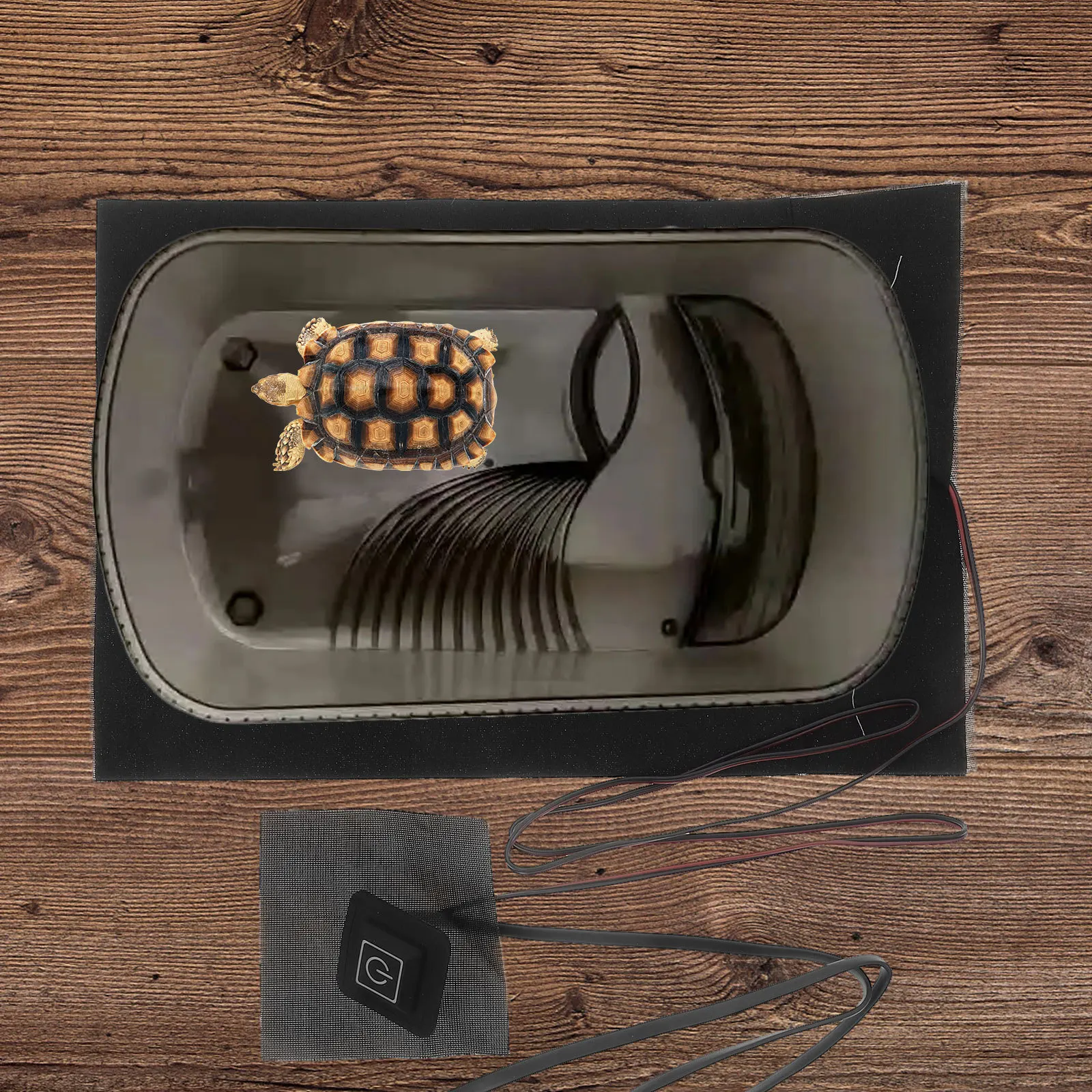 

Reptile Heating Pad USB Waterproof Heat Mat Adjustable Temperature for Bearded Dragons Turtles Lizards Geckos Small Animals