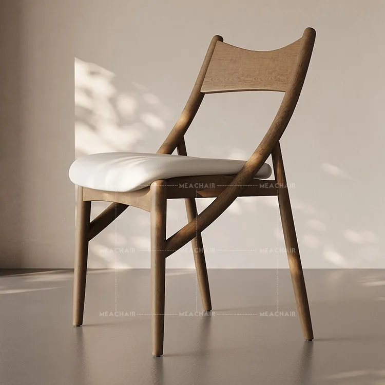 French antique solid wood cat ear dining chair office table chairhome design desk retro comb vanity tablestool