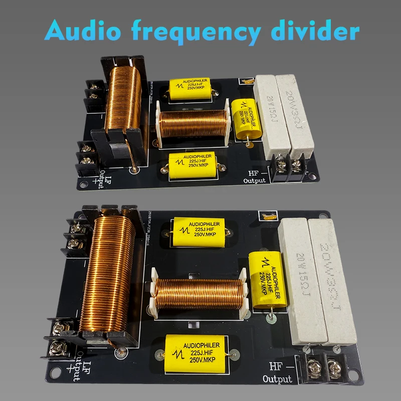 Divisore di frequenza audio Modulo filtro crossover Hi-Fi a 2 vie da 800 W Divisore di frequenza per altoparlante audio Home Theater regolabile