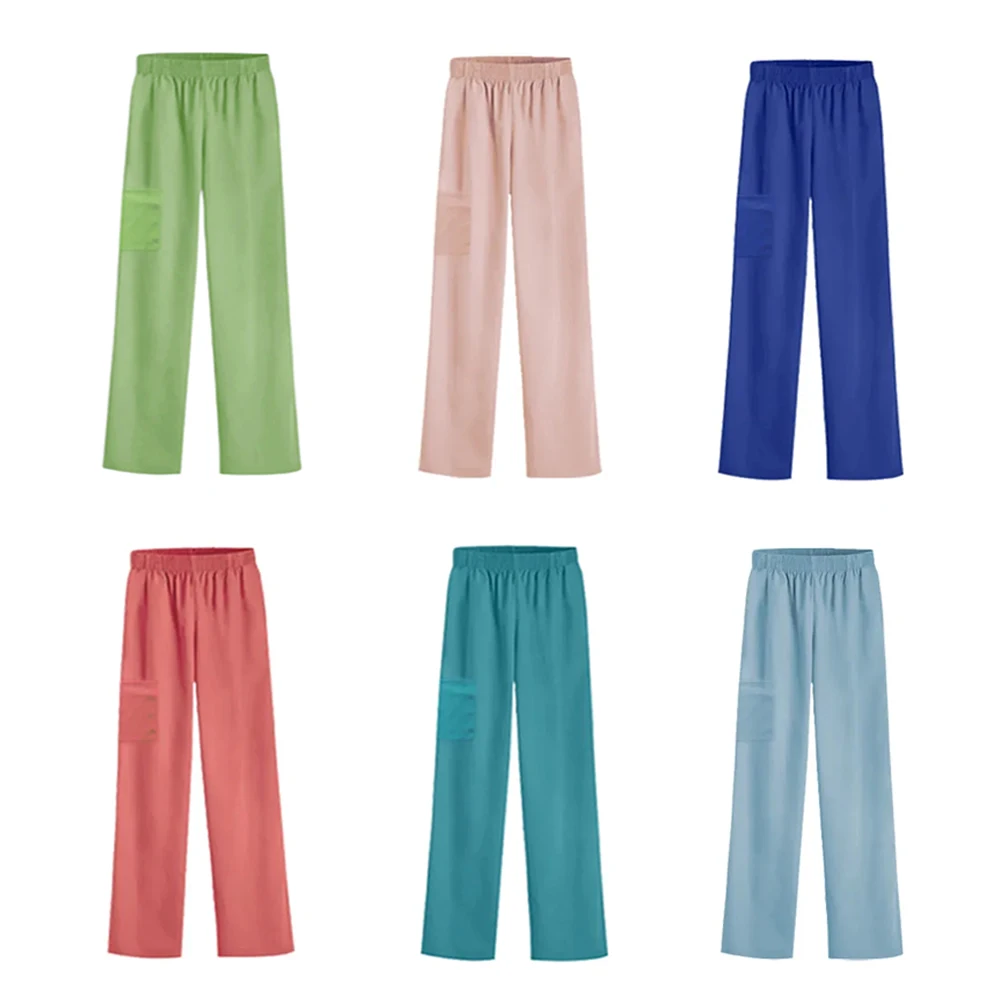 Pantalon de travail unisexe pour médecin et infirmière, uniforme de travail, accessoires d'infirmière, pantalon de médecin