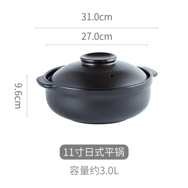 Koreaanse Pot Braadpan Aardewerk Soeppan Gestoomde Rijst Gestoofde Kip Rijst en Hittebestendige Claypot Rijst Gas Claypot