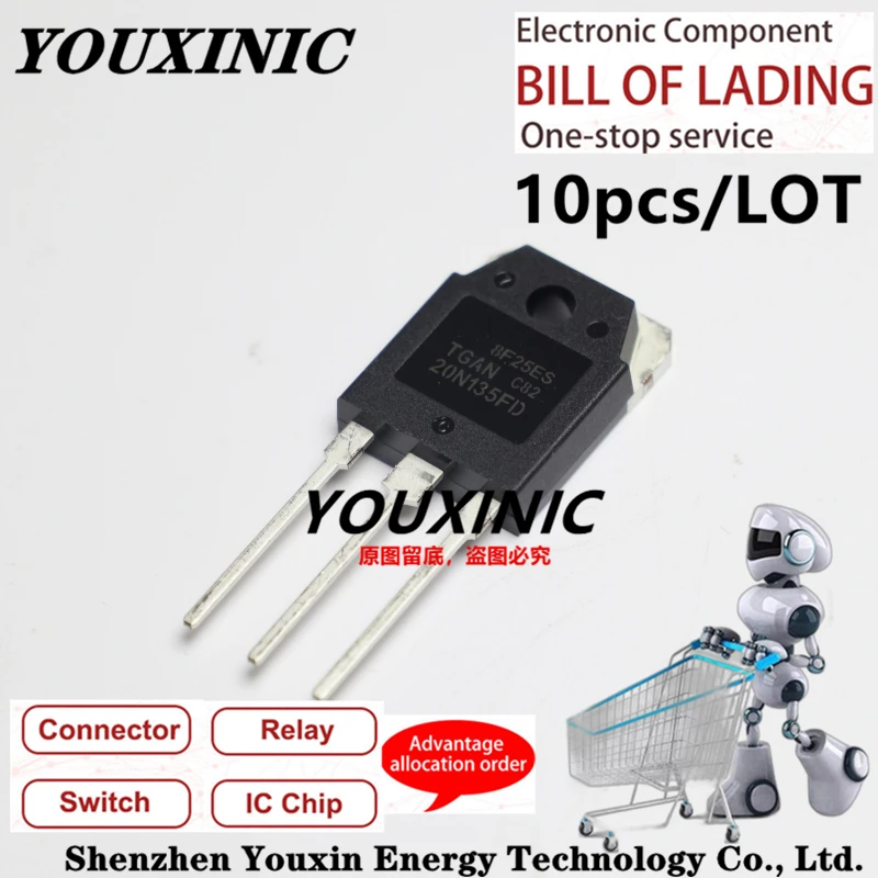 YOUXINIC  2021+  100% New Imported Original  TGAN20N135FD  20N135FD  TO-247  IGBT Pipe 20A 1350V